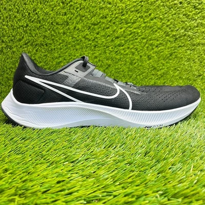 Nike Air Zoom Pegasus 38 Mens Size 14 Black White Running Walking Shoes Sneakers - Image 1 of 4