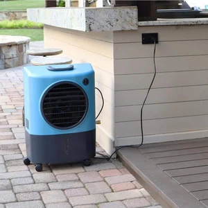 Swamp Cooler Evaporative Air Portable Commercial Fan 1300 CFM 500sq ( ICE BLUE ) - Picture 1 of 12