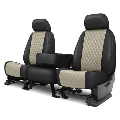 For Mercedes-Benz Sprinter 2500 19-24 Seat Cover Faux Leather Diamond Shield - Image 1 of 3