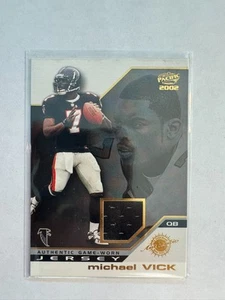 2002 Pacific - Game-Worn Jerseys #4 Michael Vick (MEM) - Picture 1 of 2