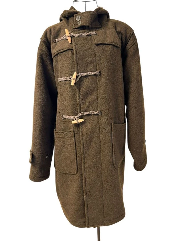 Abrigo de Lona de Lana Royal Navy Unisex Talla L Hecho en Inglaterra Clásico Azul Marino Marino Foto 1 de 4