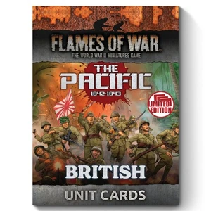 Flames of War: The Pacific: British, Australian & Indian Unit Cards (FW258BU) - Picture 1 of 2