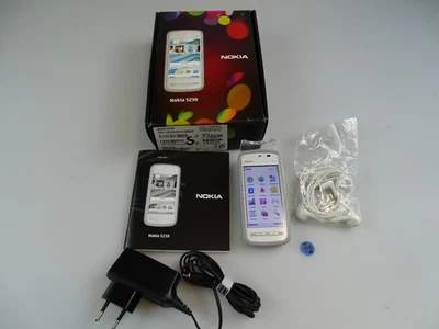 Original Nokia 5230 Silber! Ohne Simlock! TOP ZUSTAND! Einwandfrei! RAR! OVP! - Bild 1 von 4