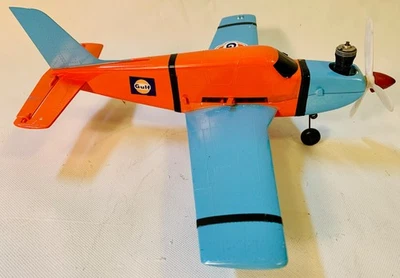 Collectible Cox .049 Piper Comanche CL Model Airplane - Gulf Oil emblem unused - Image 1 of 4