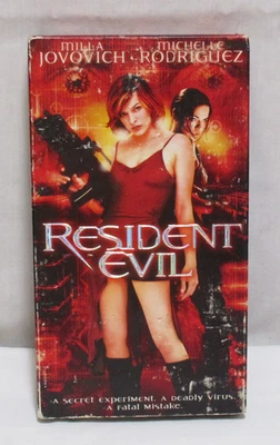Resident Evil (VHS, 2002) Action Horror Sci-fi Video Tape - Image 1 of 4