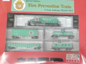 Microtrains #1509.  Smokey the Bear Fire Prevention Train Set N Scale - Picture 1 of 1
