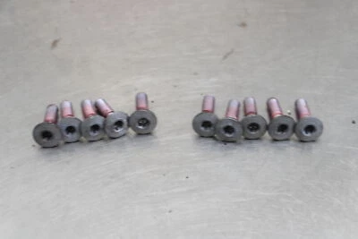 09-12 KAWASAKI NINJA ZX6R ZX600R FRONT BRAKE ROTOR BOLTS DISC HARDWARE SCREW SET - Image 1 of 4