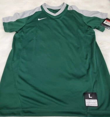 Camisa grande de béisbol Nike nueva verde/gris $30 Dri-Fit O-11 Foto 1 de 4