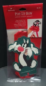 Hallmark Sylvester Pop Up Bow Hallmark Nuevo en Paquete 1995 Loony Tunes - Imagen 1 de 5