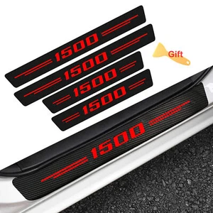 4x For Ram 1500 Truck Cab Accessories Door Sill Step Plate Scuff Cover Protector - Bild 1 von 9