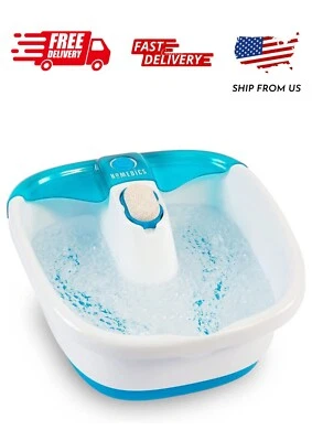 X Large Feet, Foot Spa Bath Massager Heat Soaker Massage Bubble Roller Deep Soak - Image 1 of 4
