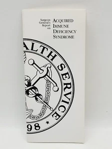 Vintage 80er Chirurgen Generäle Bericht über erworbenes Immunschwächesyndrom Broschüre - Bild 1 von 10