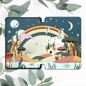 Rainbow Vintage Mushrooms Case For All-new Kindle 10th Gen Kindle Paperwhite - Picture 1 of 3