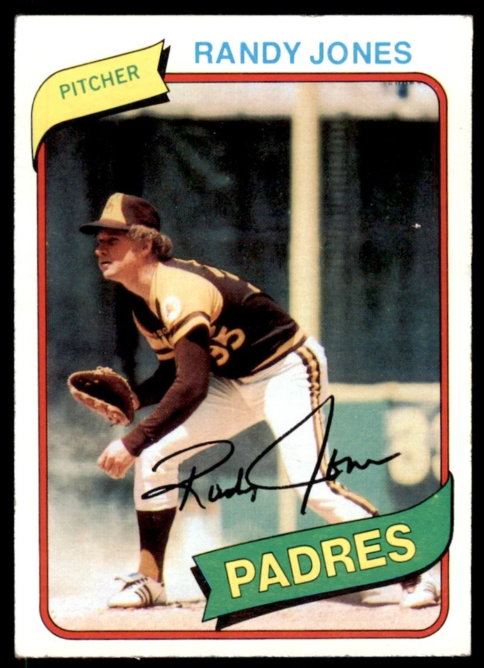 1980 TOPPS RANDY JONES . SAN DIEGO PADRES #305 - Image 1 of 2