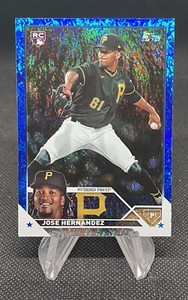Jose Hernandez /999 Blue Foilboard 2023 Topps Update US185 Pittsburgh Pirates RC