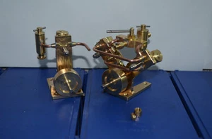 New Twin Cylinder Steam Engine+SINGLE CYLINDER LIVE STEAM ENGINE(2 sets) - Picture 1 of 3