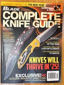 Blade Magazine Spring 2025 Complete Knife Guide - Picture 1 of 2