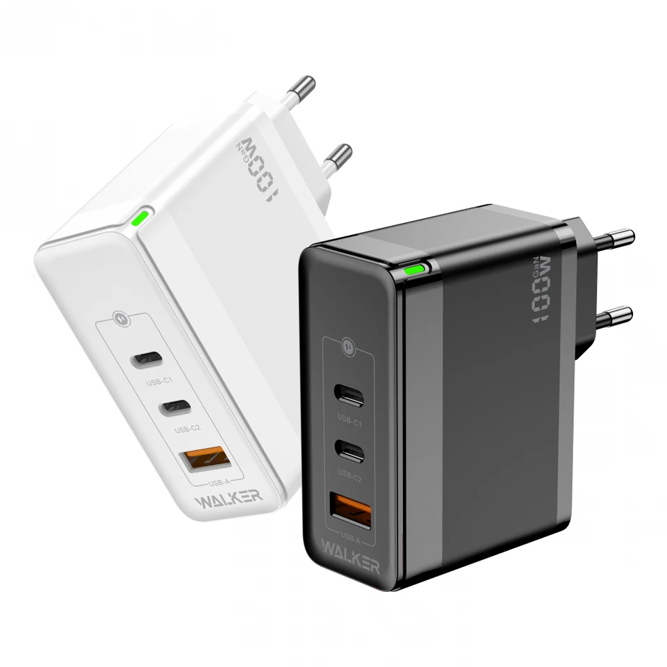 Ladegerät 100W USB Typ C Netzteil GaN PD QC 4.0 für Laptop Handy Adapter 3Port - Bild 1 von 1