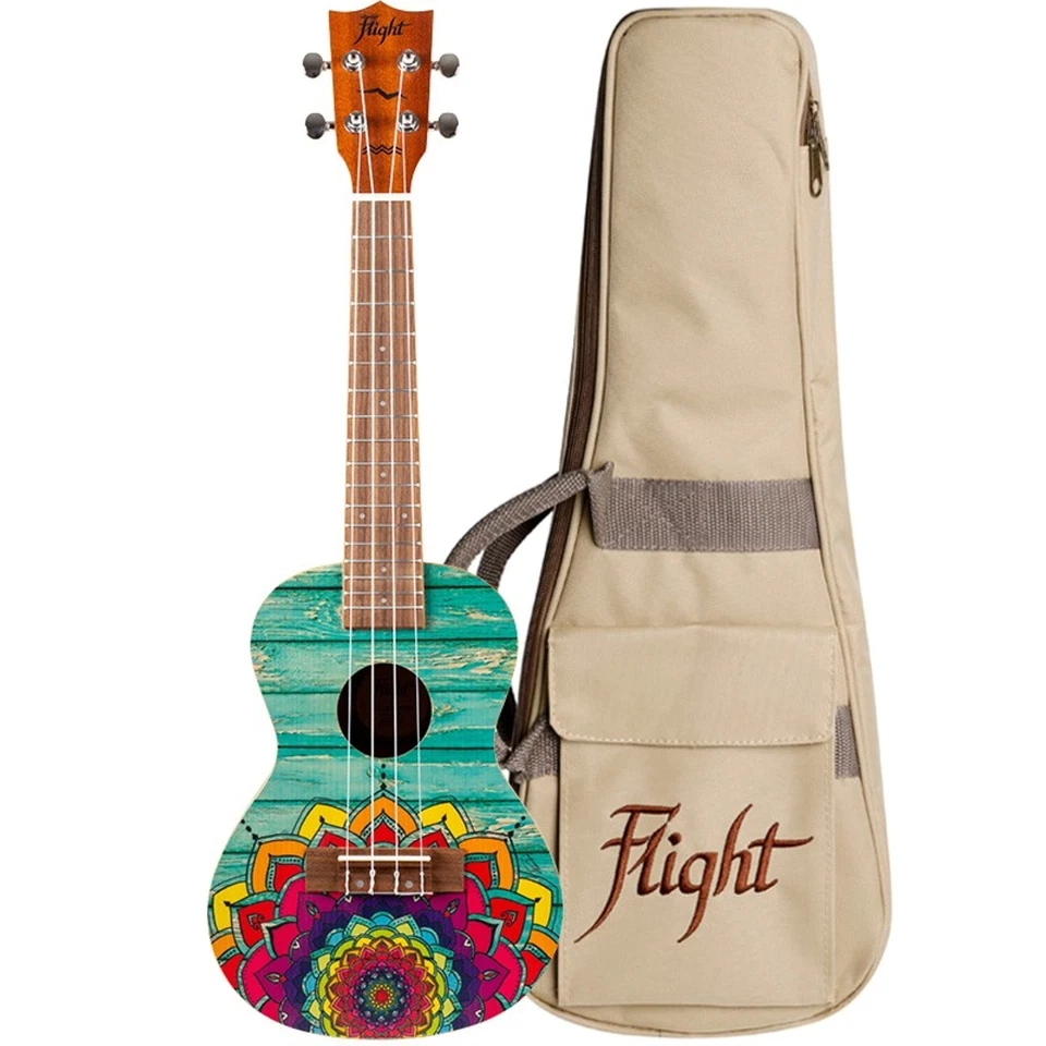Flight Ukeleles AUC33 Concert Ukulele-Mansion, Multicolour - Image 1 of 4