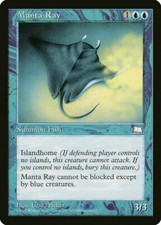 Manta Ray x4 Weatherlight MtG NM