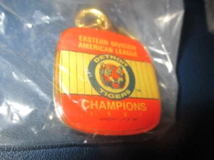 Brand New Deadstock 1987 DETROIT TIGERS AL East Champs 1 1/2" Keychain Wincraft - Picture 1 of 1