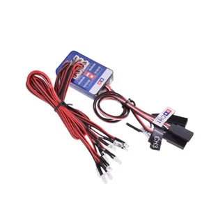RC Lighting System LED Steering Brake Simulation Lights for 1/10 Tamiya RC Car - Picture 1 of 12