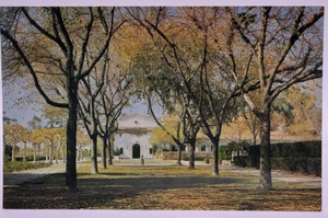 Balch Hall, Scrips College, Claremont Kalifornien CA, Vintage Chrom Postkarte - Bild 1 von 2