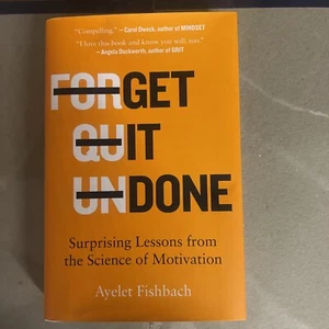 Get It Done HARDCOVER – 2022 by Ayelet Fishbach - Imagen 1 de 2
