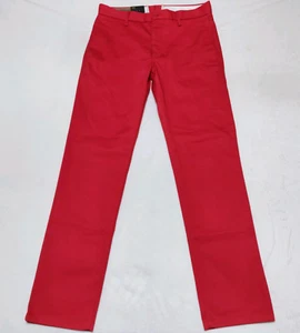 Levis Hose Herren 32 x 32 Chino rot vorne flach gerade Freizeit Büro adrett Y2K - Bild 1 von 16