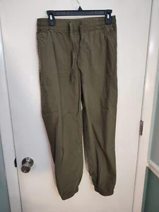 Old Navy Drawstring Olive Green Cargo Jogger Pants Medium Used - Picture 1 of 10