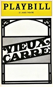 Tennessee Williams "VIEUX CARRE" Sylvia Sidney/Galt MacDermot 1977 Opening Night  - Bild 1 von 1