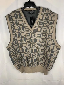 Vinatge Iceberg History Sweater Vest 3X - Picture 1 of 4