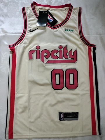 New Nike NBA RipCity Carmelo Anthony #00 Jersey, Men's Size 44, Trailblazers Cover
