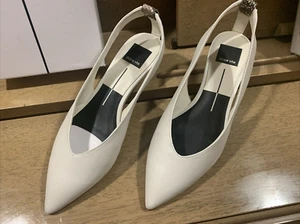 New Summer White/Animal Combo Shoes/Sandals  “Dolce Vita” # 7.5  Very Attractive - Picture 1 of 8