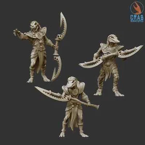 Guardiano dello scheletro del deserto (3 modelli) | ad esempio per Khemri/Tomb Kings Ushabti - Foto 1 di 6