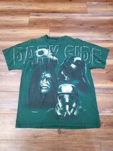 Vintage 1996 Star Wars Dark Side T-Shirt Darth Vader Palpatine REPAIRED 21.5x28 - Picture 1 of 11