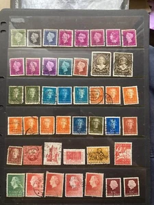 Netherlands Stamps - Mainly Older Ones. - Bild 1 von 1