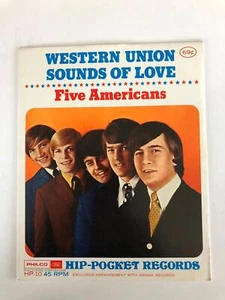 FIVE AMERICANS Western Union / Sounds Love HIP POCKET HP10 4" 45rpm Vinyl NEW - Imagen 1 de 2