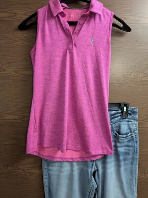 SIZE SM UNDER ARMOUR Sleeveless Polo Golf/Polo Shirt INVPV3305 - Image 1 of 3