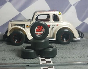 1/32 URETHANE SLOT CAR TIRES 2pr PGT-23103XD fit Pioneer Legends Rears - Picture 1 of 1