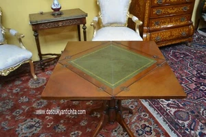 Tavolo da gioco a fazzoletto stile Carlo X - Foto 1 di 12