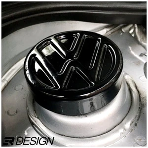Volkswagen Golf MK4 Strut Cap Covers - Gloss Black - VW GTI R32 TDI GTTDI  - Picture 1 of 4
