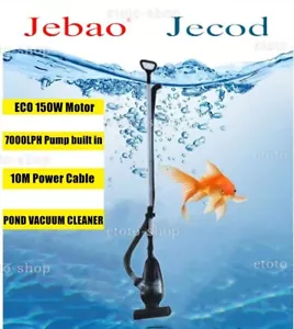 Jebao Powerful Vacuum Pond Cleaner 7000LPH Adjust Telescopic Pole - Picture 1 of 5