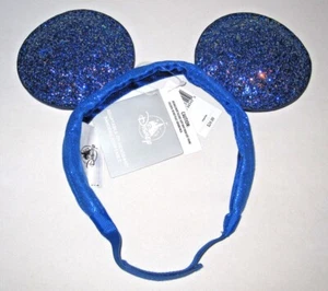Offizielles Disney glitzerndes anpassungsfähiges weiches Stirnband Mickey Ohren Jugend brandneu - Bild 1 von 2