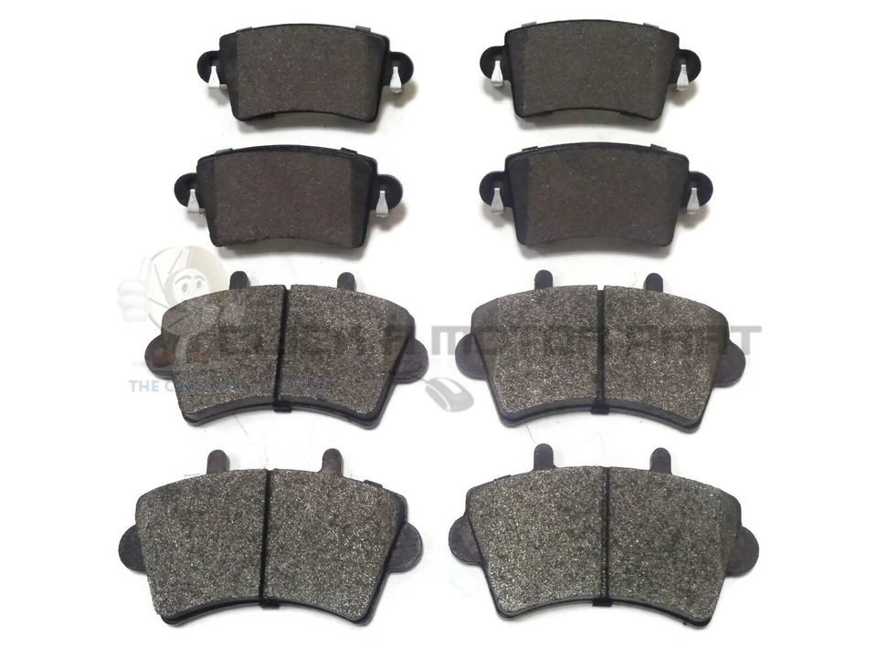 RENAULT MASTER & VAUXHALL MOVANO 2000-2010 FRONT & REAR BRAKE DISC PADS NEW SET - Image 1 of 1