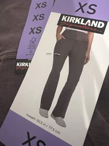 Kirkland Signature Ladies' Brushed Flare Pants Size XS Purple - Picture 1 of 4