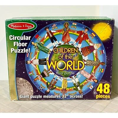 Piso Melissa & Doug Niños Alrededor del Mundo 48 piezas Foto 1 de 4