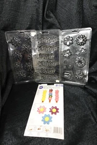Wilton daisy Pretzel / lollipop mold lot lot of 3 / flower / spring - Picture 1 of 8