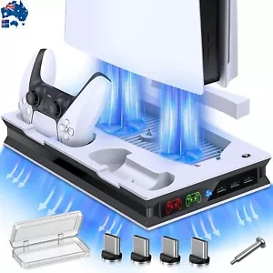 Stand 2 Cooling Fan For PS5 Controller Charging Station for Sony Playstation 5 - Picture 1 of 16