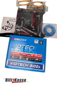 VioTech 3100+ Mainboard Micro-ATX mit 1gb Arbeitsspeicher Schwarz - Bild 1 von 2
